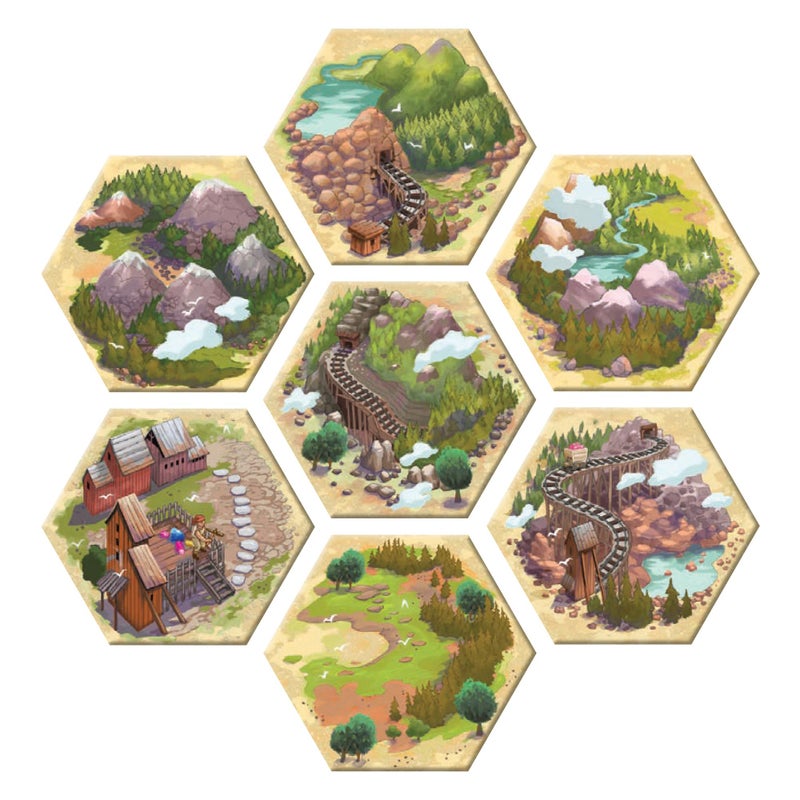 Asmodee Century Golem Edition Eastern Mountains Board Game - Return to Carvania for Crystal Trading Adventures! Strategy Game for Kids & Adults, Ages 8+, 2-4 Players, 30-45 Min Playtime, Made by Plan B Games - Image 2